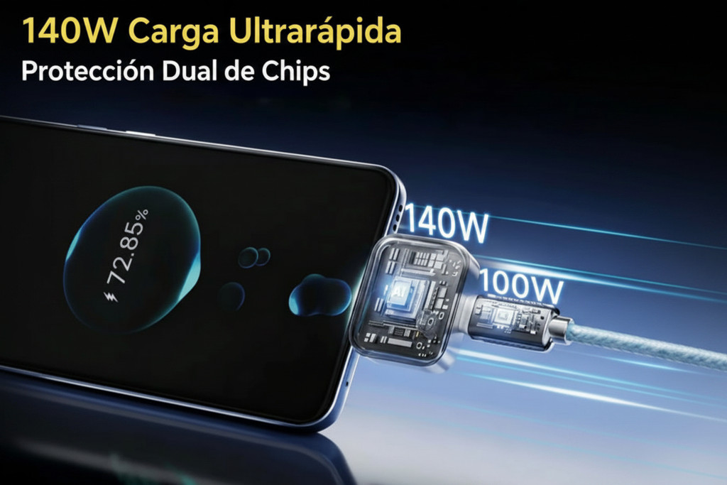 140W Carga Ultrarrápida
