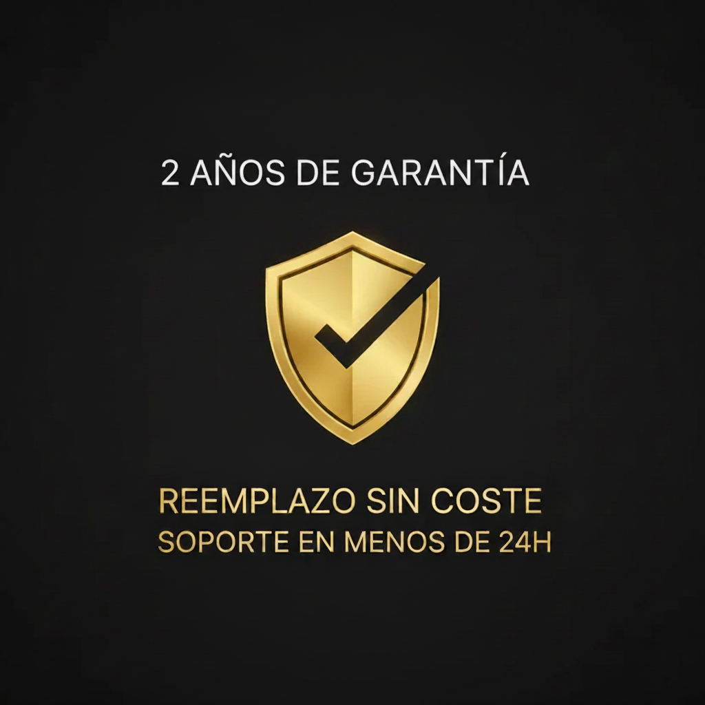 2 AÑOS DE GARANTÍA